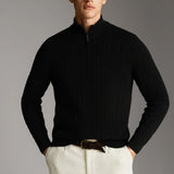 Cashmere Zip Pullover FERNACHE