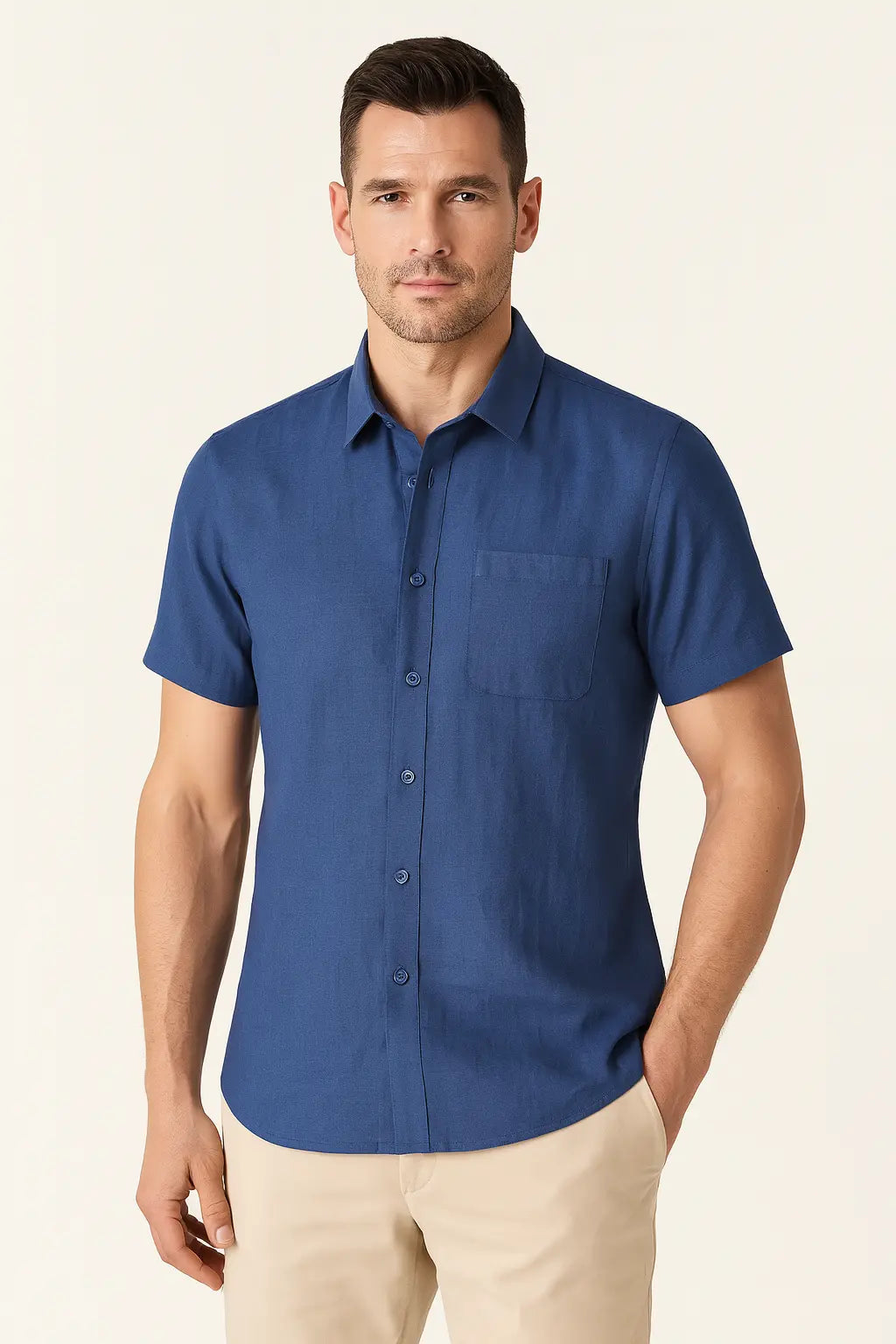 Cannes Linen Shirt Fernache