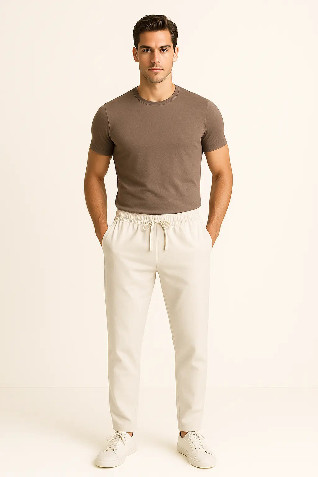Linen Pantalon Pants Fernache