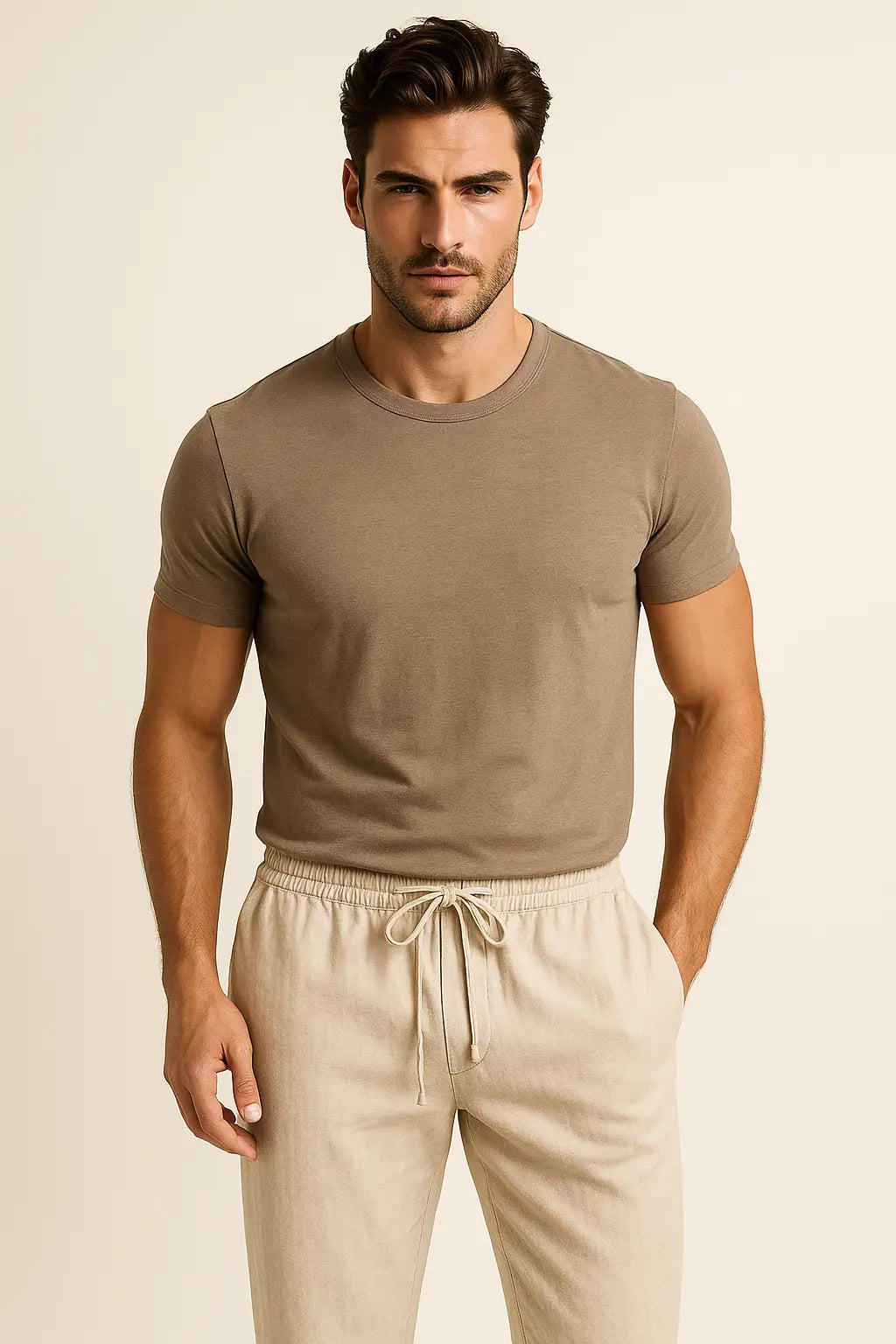 Linen Pantalon Pants Fernache
