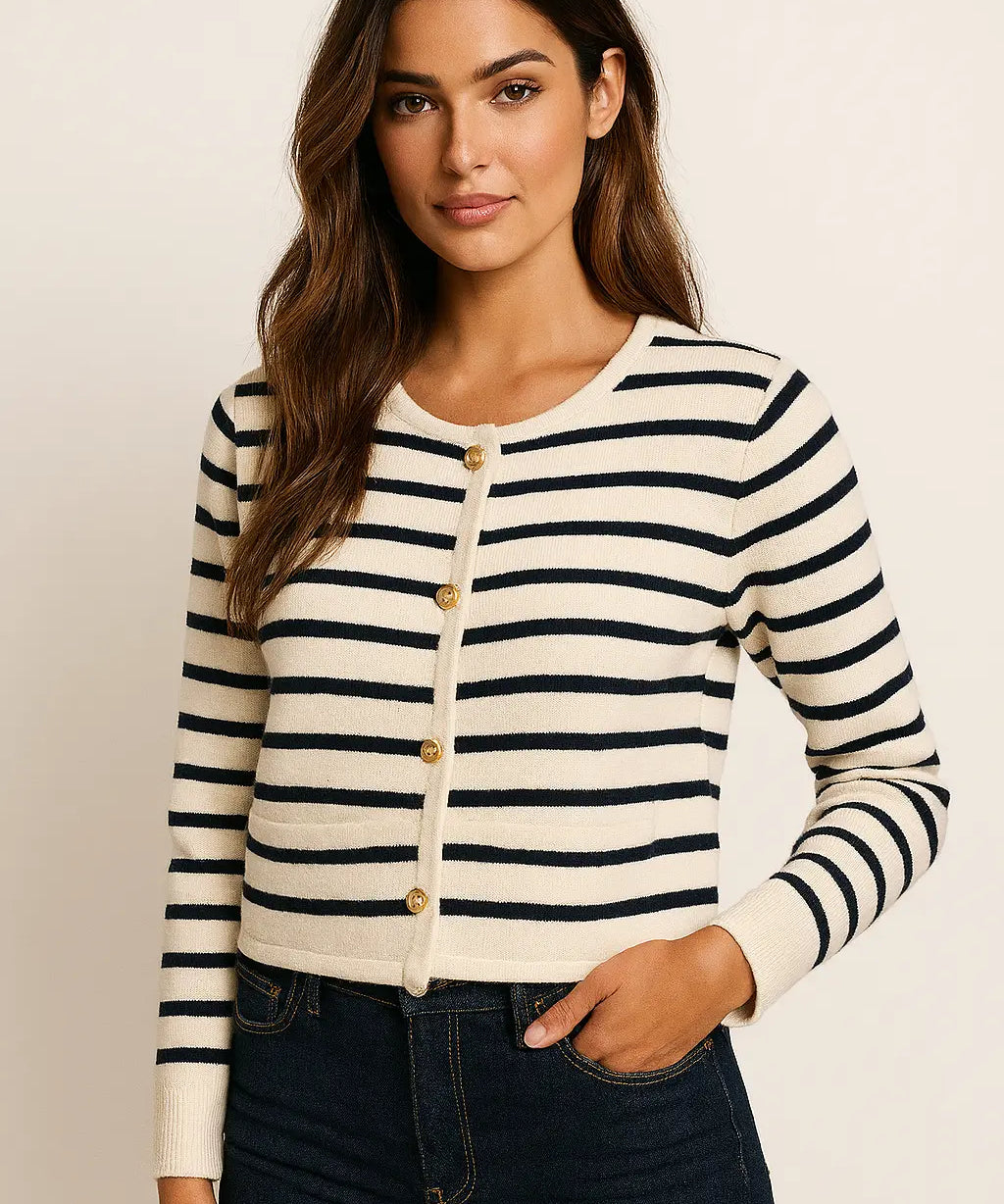 Yacht Striped Cardigan FERNACHE