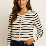 Yacht Striped Cardigan FERNACHE