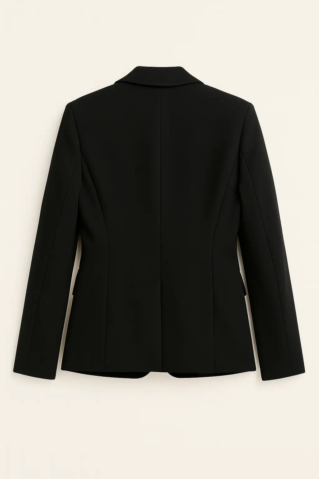 Black embroidered silhouette Blazer FERNACHE