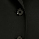 Black embroidered silhouette Blazer FERNACHE
