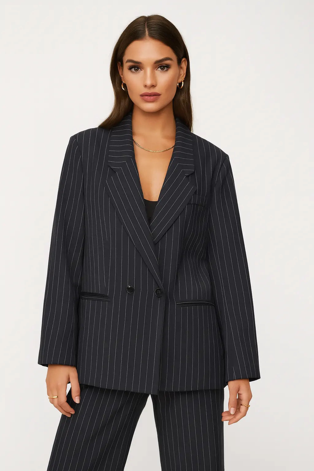 Ava Pinstripe Blazer FERNACHE