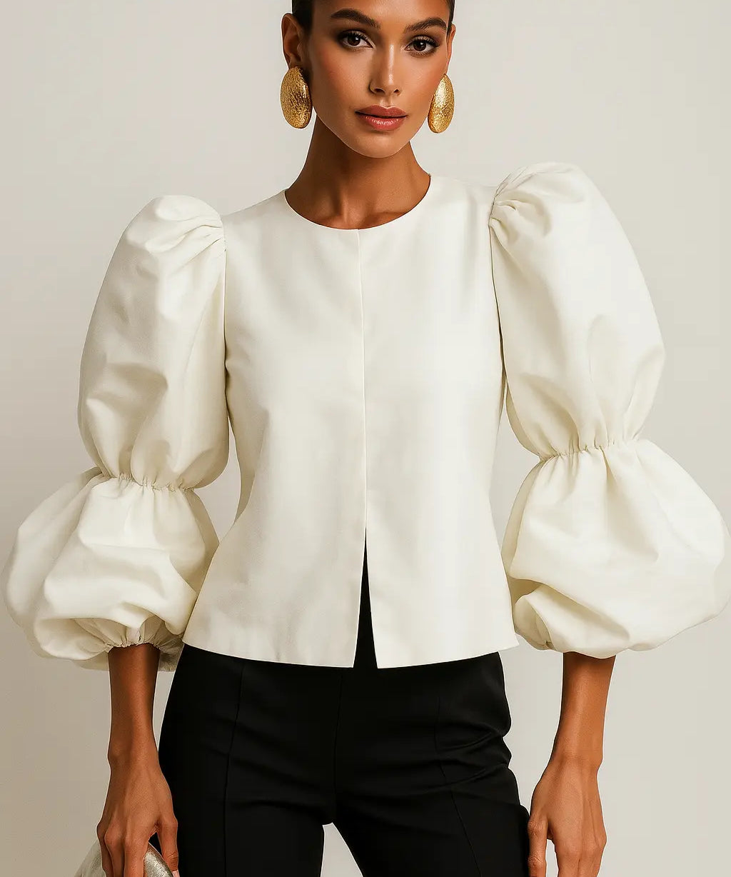 Balloon sleeve blouse FERNACHE