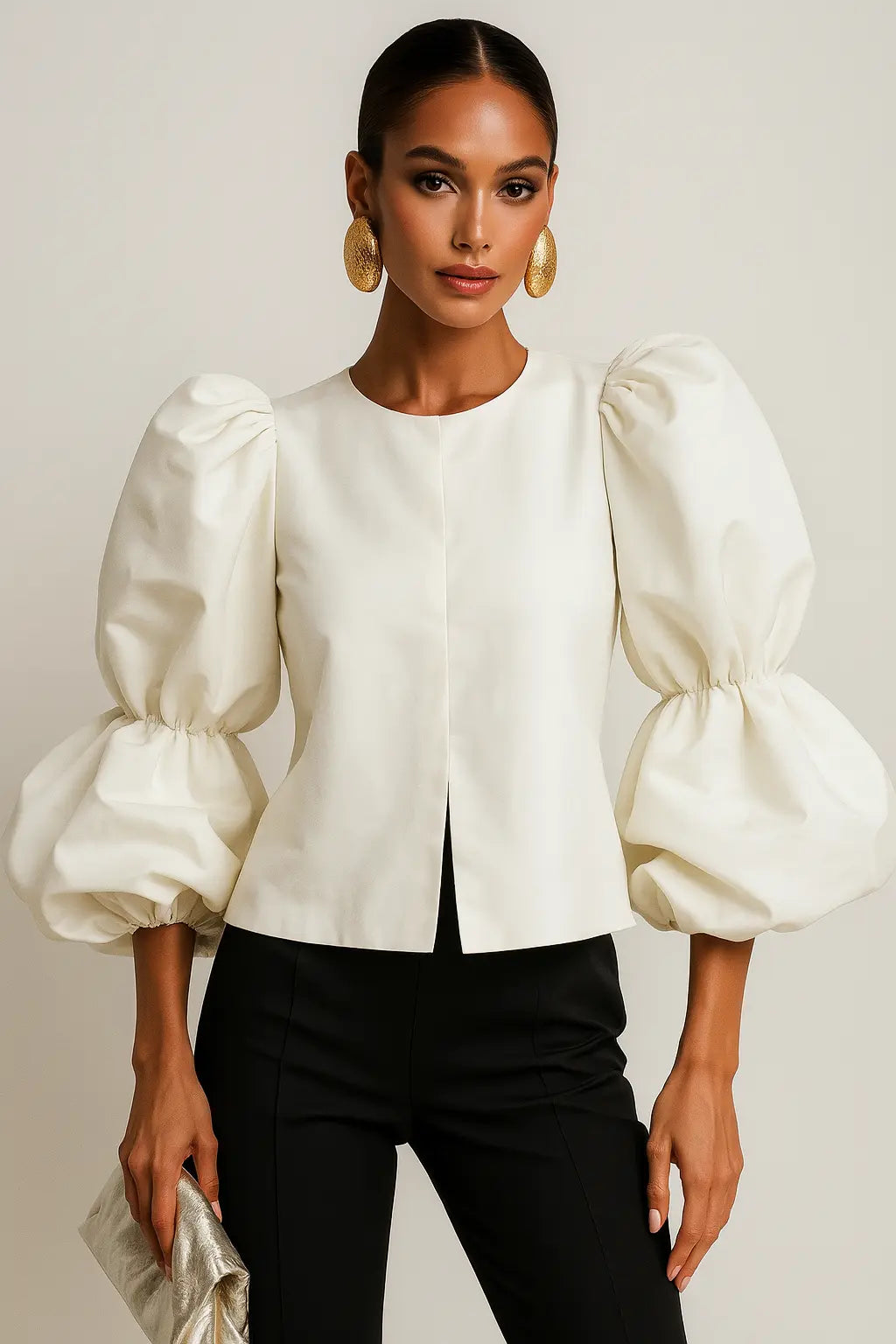 Balloon sleeve blouse FERNACHE