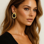 Gold Hoop Earrings FERNACHE