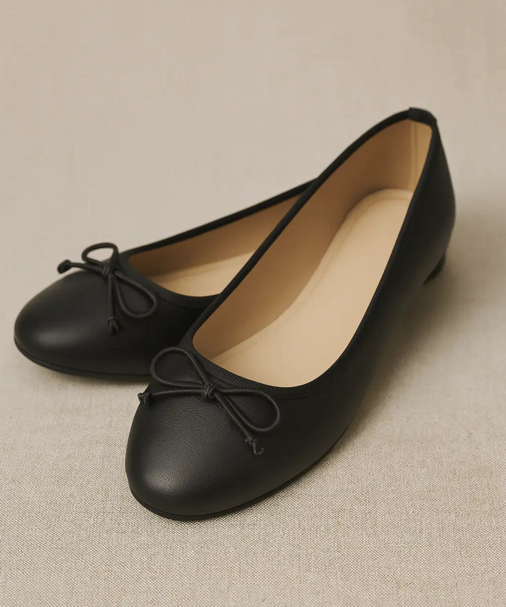 Noir Ballerina Shoes FERNACHE