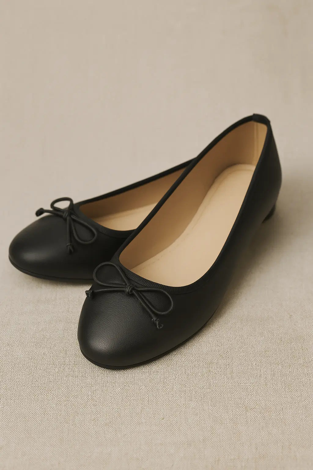 Noir Ballerina Shoes FERNACHE