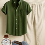 Old Money Outfit - Green Fernache