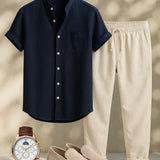 Old Money Outfit - Dark Blue Fernache