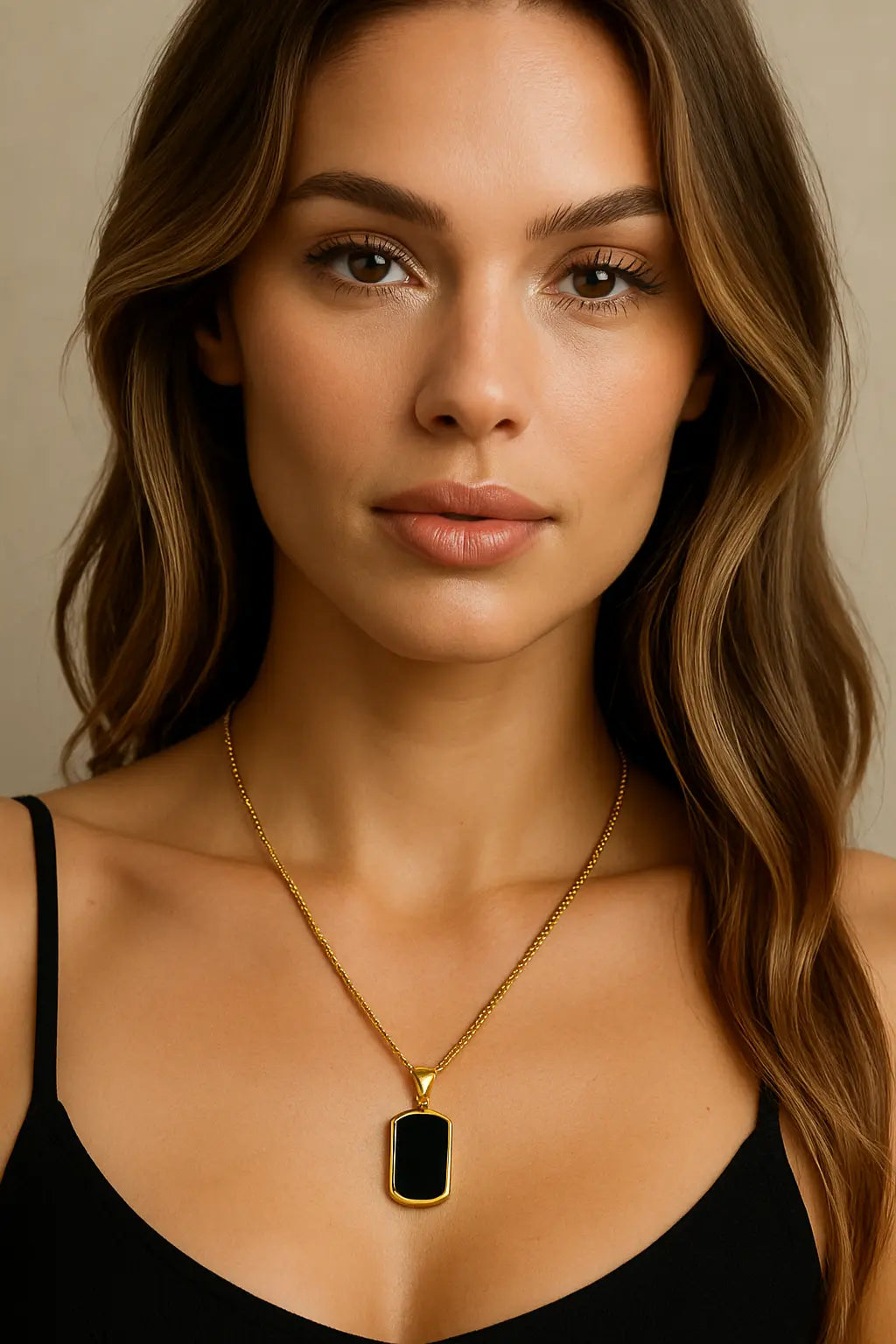Square Necklace FERNACHE