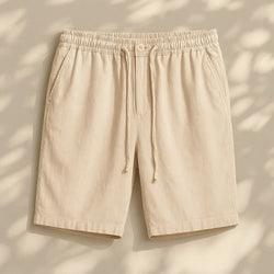Fez Linen Shorts Fernache