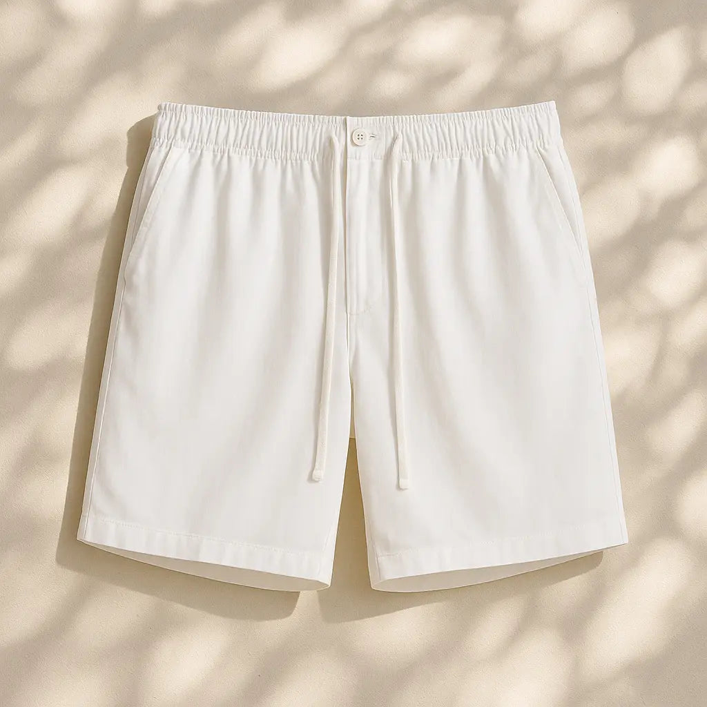 Fez Linen Shorts Fernache
