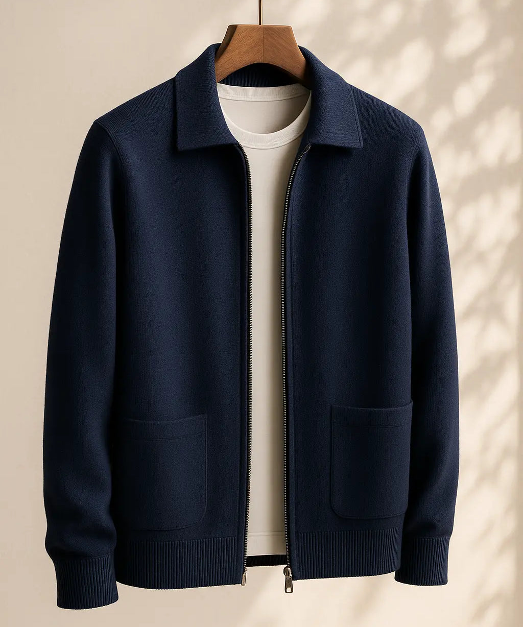 Cesare Full Zip Sweater FERNACHE