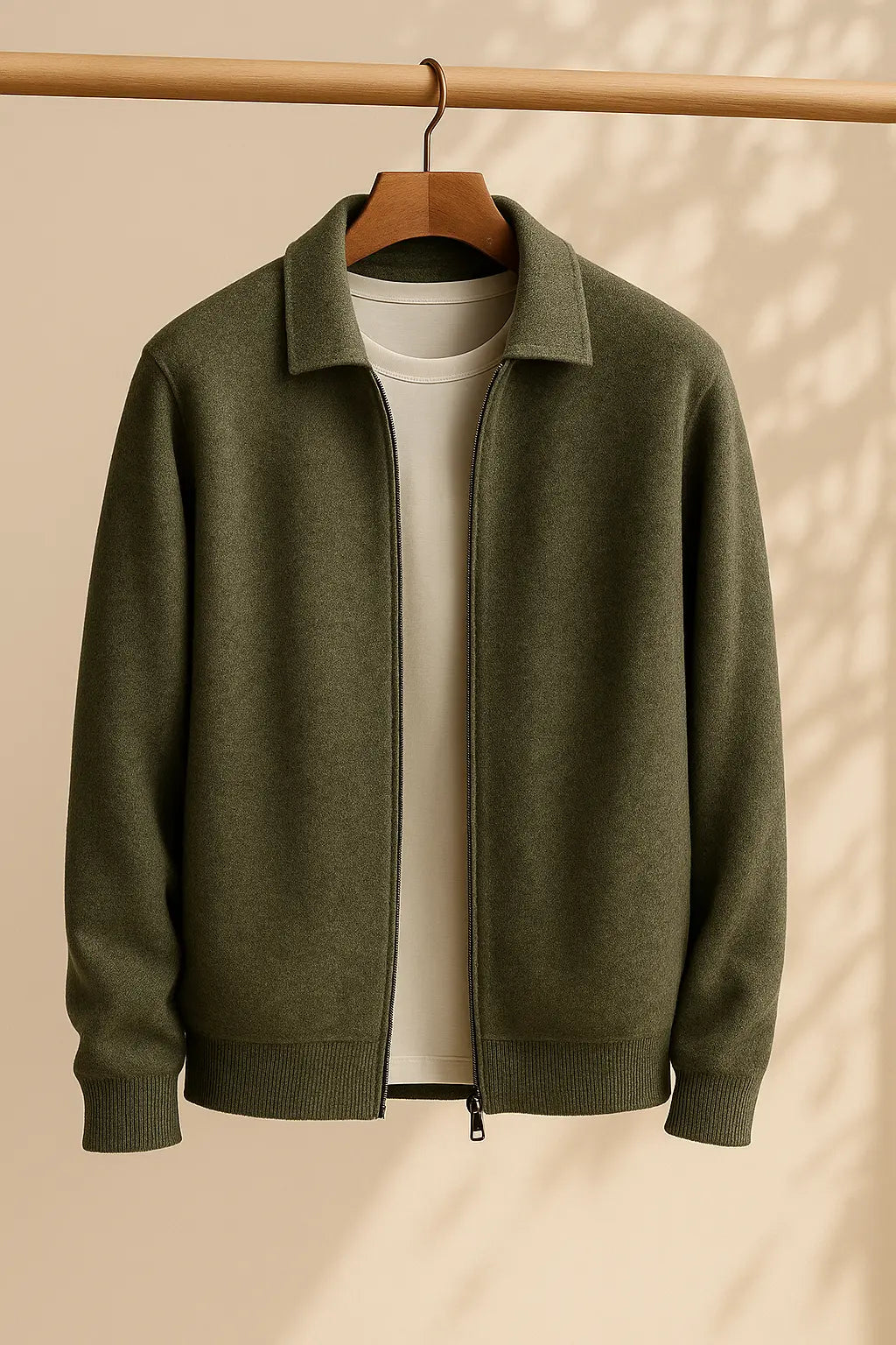 Cesare Full Zip Sweater FERNACHE