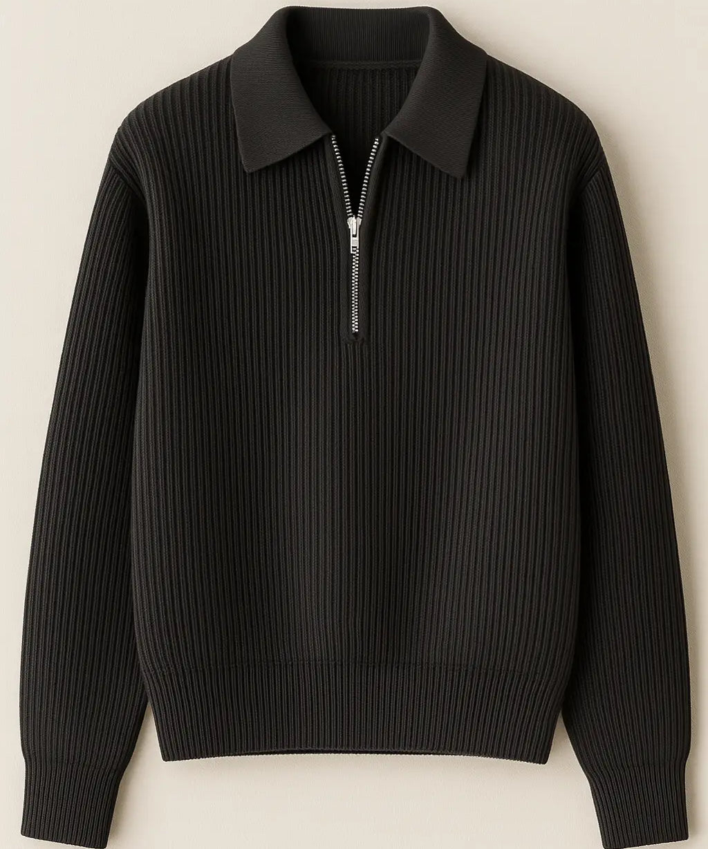 Loose Half Zip Sweater FERNACHE
