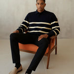 Casual Striped Sweater FERNACHE