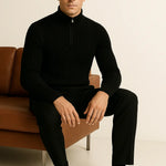 Cashmere Zip Pullover FERNACHE