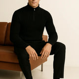 Cashmere Zip Pullover FERNACHE