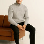Cashmere Zip Pullover FERNACHE