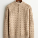 Cashmere Zip Pullover FERNACHE