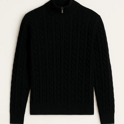 Cashmere Zip Pullover FERNACHE