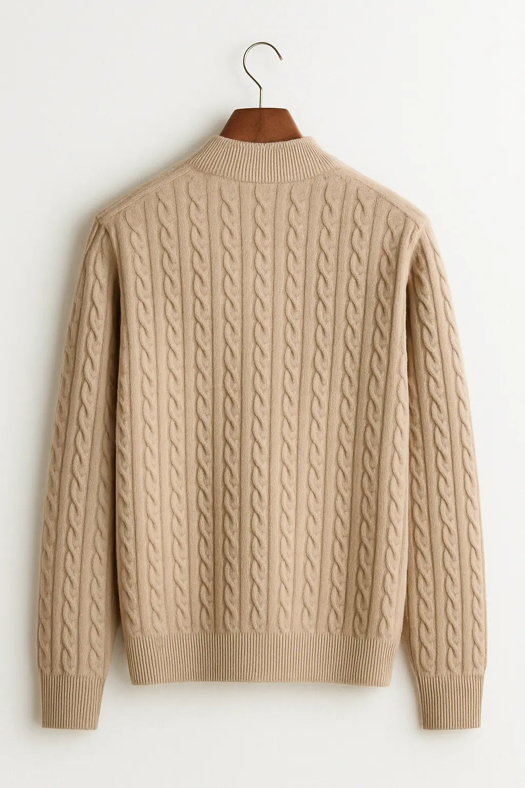 Cashmere Zip Pullover FERNACHE