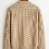 Cashmere Zip Pullover FERNACHE
