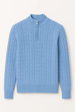 Cashmere Zip Pullover FERNACHE