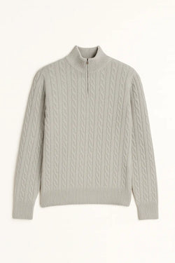 Cashmere Zip Pullover FERNACHE