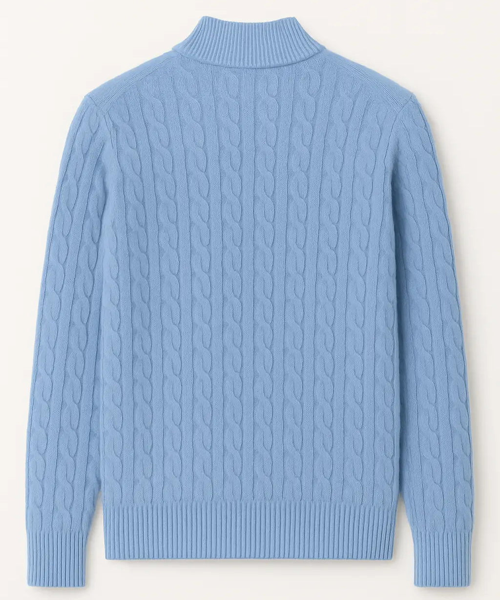 Cashmere Zip Pullover FERNACHE