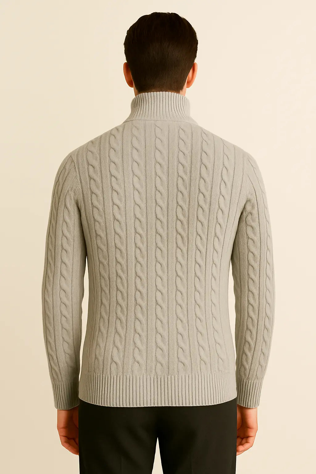 Cashmere Zip Pullover FERNACHE