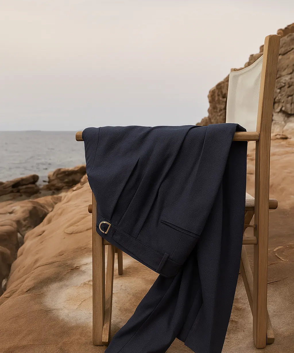 Naples Mid-Waist Trousers Fernache