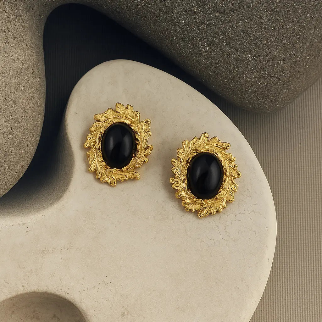 Gold Hoop Earrings FERNACHE