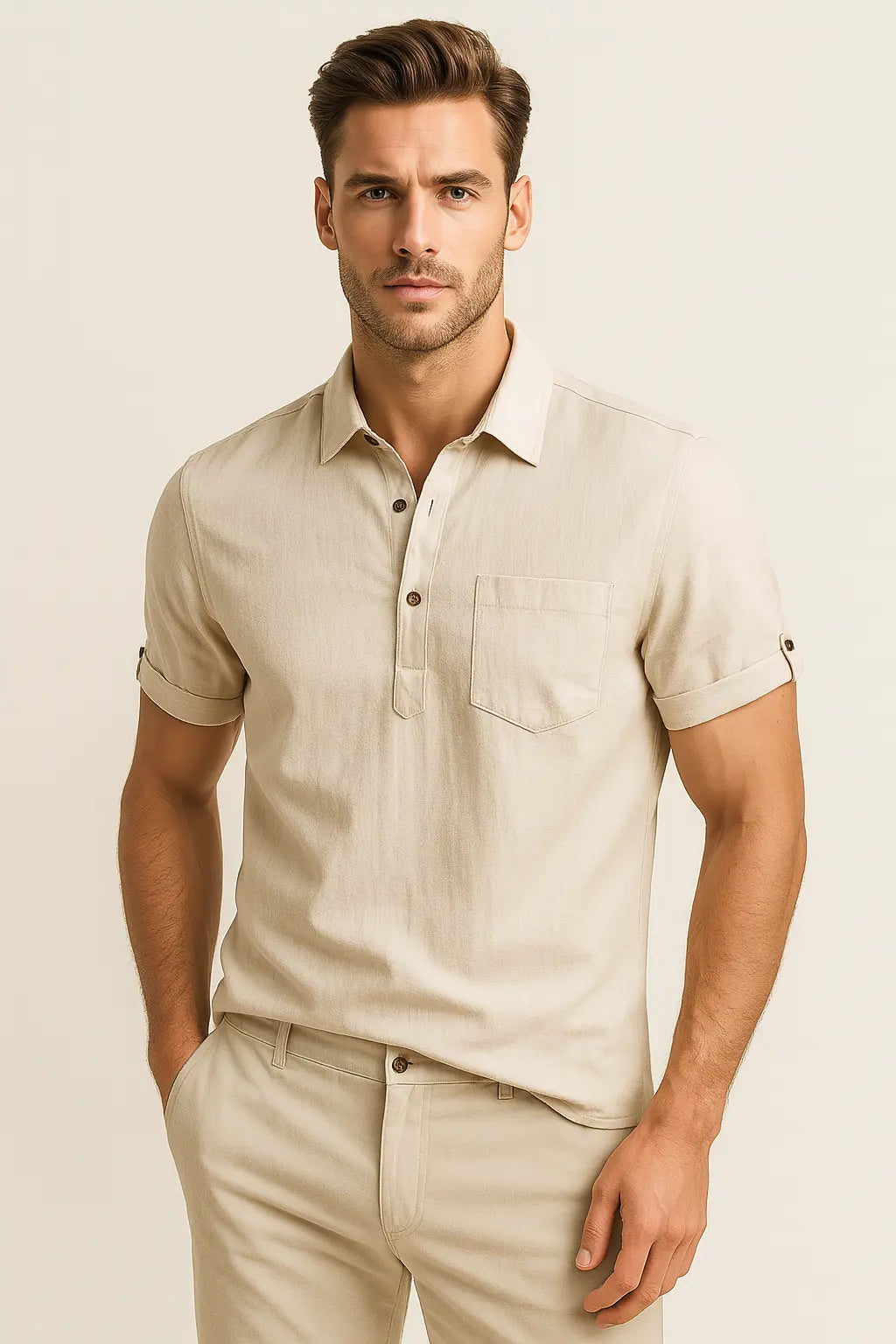 Linen Polo Fernache