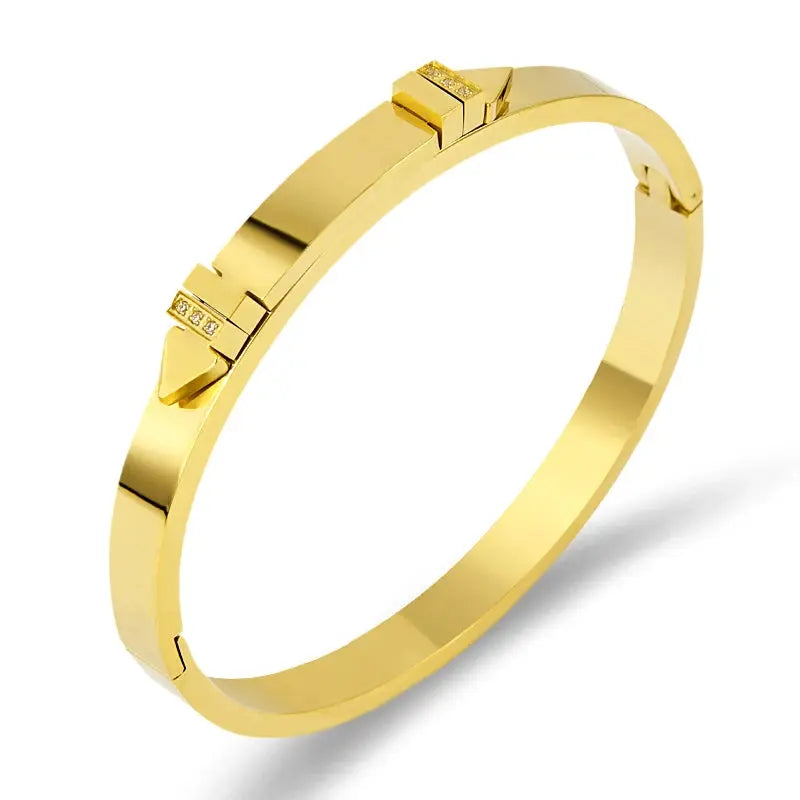 Crystal Rivet Bangle FERNACHE