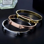 Crystal Rivet Bangle FERNACHE