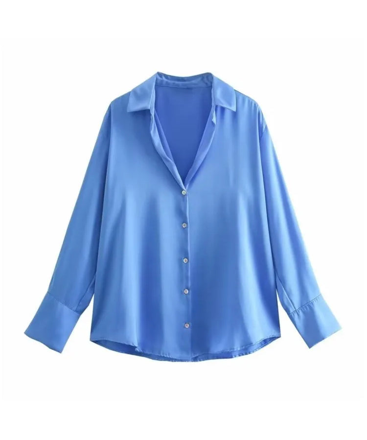 Elegant Satin Blouse