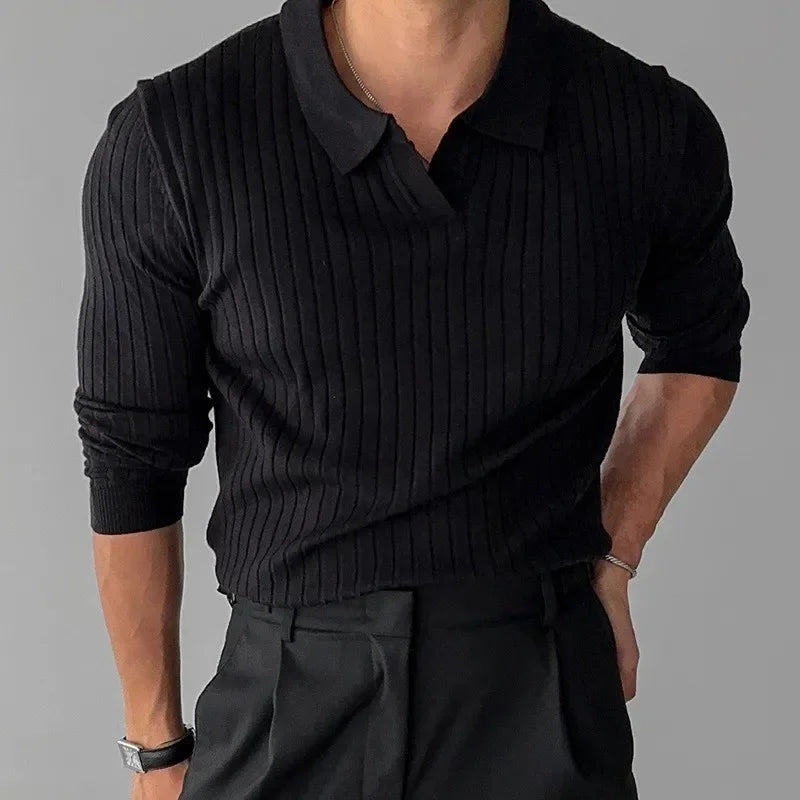 V Neck Polo Shirt