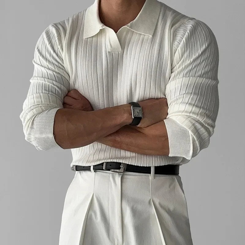V Neck Polo Shirt