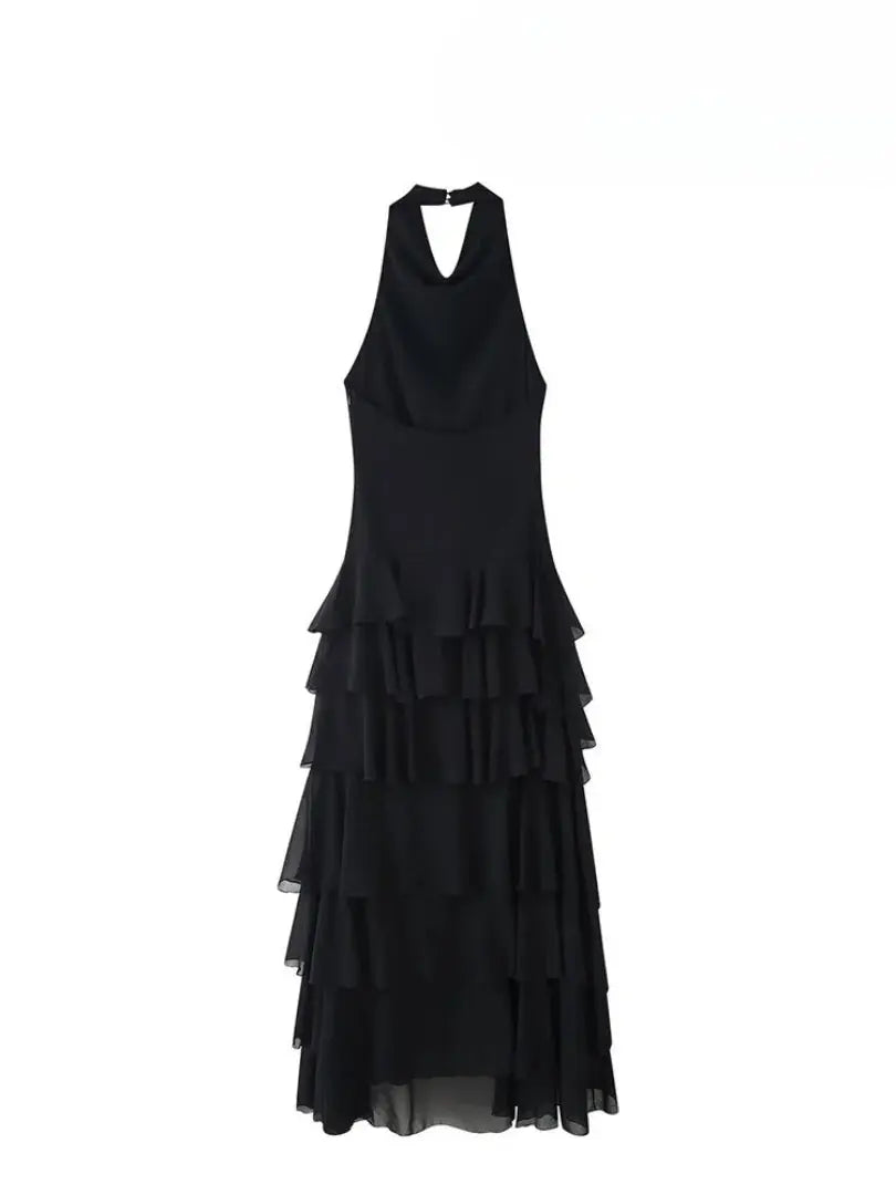 Midnight Ruffle Dress FERNACHE