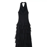 Midnight Ruffle Dress FERNACHE
