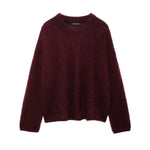 Cozy Fuzzy Knit Sweater FERNACHE