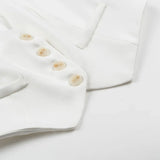 Monaco Blanc Linen Kostym Set