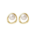 Golden Pearl Earrings FERNACHE