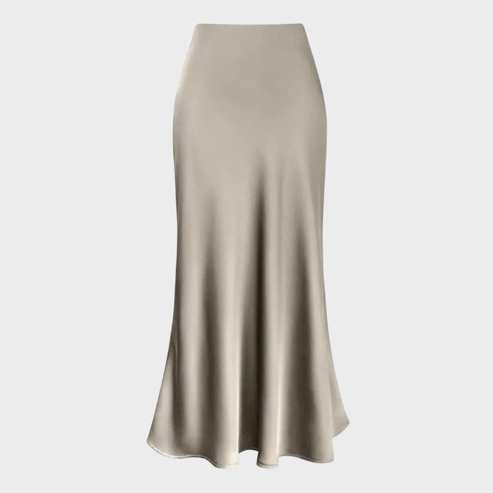 Elegant Satin Skirt
