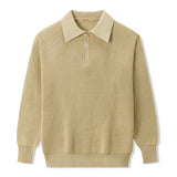 Knitted Zip Sweater