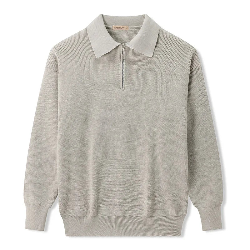 Knitted Zip Sweater